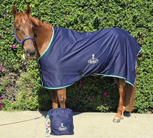 MACKEY CLASSIC COOLER BLANKET IN SELF-BAG - NAVY
