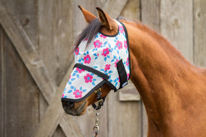 Modern Vintage Fly Mask with Detachable Nose